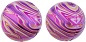 Шар (24''/61 см) Сфера 3D, Мраморная иллюзия, Фуше, Агат, 1 шт.