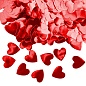 Конфетти фольга Сердце, Красный, Металлик, 1,5 см, 50 гр.