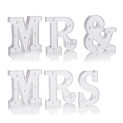 Набор световых фигур MR & MRS, 21 см. Белый, 1 шт.