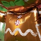 Шар (31''/79 см) Фигура, Пряничный человечек, 1 шт.