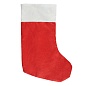 Декоративный новогодний носок, Красный, 17*35 см, 1 шт. 