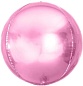 Шар (18''/46 см) Сфера 3D, Розовый, 1 шт.