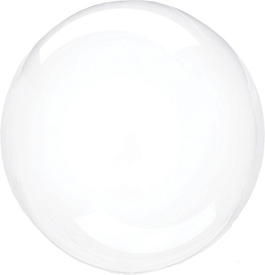 Шар (10''/25 см) Мини-сфера 3d, Deco Bubble, Прозрачный, Кристалл, 10 шт.