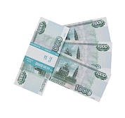 Деньги для выкупа, 1000 Рублей, 14,9*6,7 см, 80 шт.