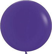 Шар (24''/61 см) Фиолетовый (051), пастель, 3 шт.