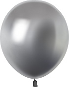 Шар (18''/46 см) Серебро, хром, 10 шт.