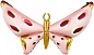 Шар 3D (45''/114 см) Фигура, Бабочка, Карнавальные крылья, Розовый, 1 шт. в уп. 