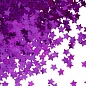 Конфетти фольга Звезда, Фиолетовый, Металлик, 1,5 см, 50 г.