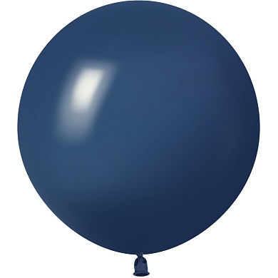 Шар (36''/91 см) Темно-синий, пастель ретро, 1 шт.
