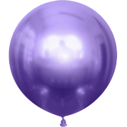 Шар (24''/61 см) Фиолетовый (510), хром, 1 шт.