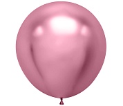 Шар (36''/91 см) Розовый, хром, 1 шт.