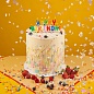 Свечи Буквы Пиксели, Happy Birthday, Ассорти, 1,5*2,5 + 4 см, 1 шт. с держат.