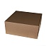 Коробка складная, Крафт, 25*25*10 см, 1 шт.