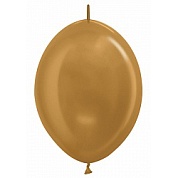 Линколун (6''/15 см) Золото (570), металлик, 100 шт.