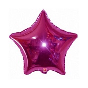 Шар (18''/46 см) Звезда, Пурпурный, 1 шт.