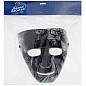 Карнавальная маска, Кабуки (человек без эмоций), Черный, 18*18*9 см, 1 шт. 