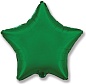 Шар (32''/81 см) Звезда, Зеленый, 1 шт.