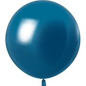 Шар (36''/91 см) Синий, хром, 1 шт.