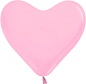 Сердце (12''/30 см) Розовый (009), пастель, 50 шт.