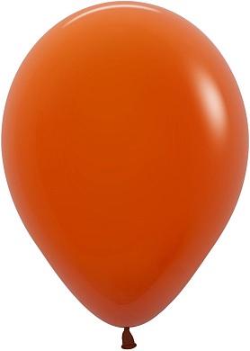 Шар (9''/23 см) Оранжевый закат (062), пастель, 100 шт.