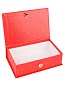 Коробка подарочная Книга, С Новым Годом (елочные ветки), Красный, 20*13,5*6 см, 1 шт. 