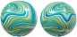 Шар (24''/61 см) Сфера 3D, Мраморная иллюзия, Зеленый, Агат, 1 шт.