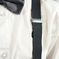 Карнавальный набор, Джентльмен Элегант (подтяжки, галстук-бабочка), Серый, 1 шт. 