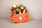 Декоративный ящик Котик с мышкой, Оранжевый, 25*9*15 см, 1 шт.