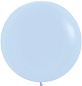 Шар (36''/91 см) Макарунс, Нежно-голубой (640), пастель, 2 шт.