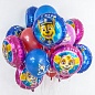 Воздушный шар (12''/30 см) Щенячий Патруль, С Днем Рождения!, Ассорти, пастель, 1 ст, 25 шт.