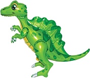 Шар 3D (30''/76 см) Фигура, Динозавр Спинозавр, Зеленый, 1 шт. в упак.
