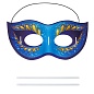 Флуоресцентная маска, Синий, 14*13*6 см, 1 шт. 