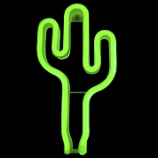 Световая фигура Кактус, 15*26,5 см. Зеленый, 1 шт.
