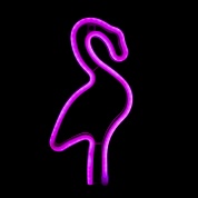 Световая фигура Фламинго, 15*29 см. Розовый, 1 шт.