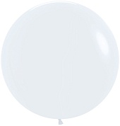 Шар (24''/61 см) Белый (005), пастель, 3 шт.