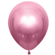 Шар (10''/25 см) Розовый (508), хром, 50 шт.