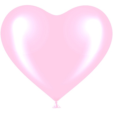 Сердце (12''/30 см) Розовый (808), пастель, 50 шт.