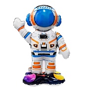 Шар 3D (20''/51 см) Фигура на подставке, Космонавт, 1 шт. в уп. 