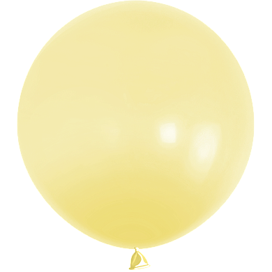 Шар (36''/91 см) Макарунс, Неаполитанский желтый, пастель, 3 шт.