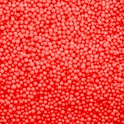 Шарики пенопласт, Красный, 2-4 мм, 500 мл.