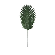 Лист Папоротник, искусственный, Зеленый, 47*18 см, 10 шт.