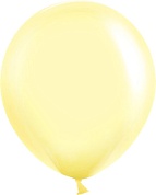 Шар (18''/46 см) Макарунс, Неаполитанский желтый, пастель, 25 шт.