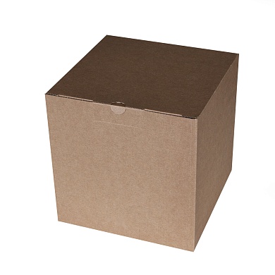 Коробка складная, Крафт, 11*11*11 см, 1 шт.