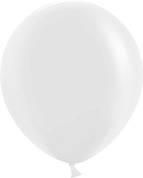 Шар (18''/46 см) Белый, пастель, 25 шт.