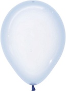 Шар (12''/30 см) Макарунс, Хрустально-голубой (339), кристалл, 100 шт.
