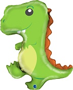 Шар (14''/36 см) Мини-фигура, Динозаврик, 1 шт.