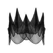 Декор.украшение, Истлевшая ткань - сетка для Хэллоуина, Черный, 200*400 см, 1 шт.