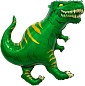 Шар (36''/91 см) Фигура, Динозавр Тираннозавр, Зеленый, 1 шт.