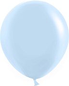 Шар (18''/46 см) Макарунс, Воздушно-голубой, пастель, 25 шт.
