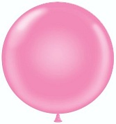 Шар (24''/61 см) Розовый, пастель, 3 шт.
